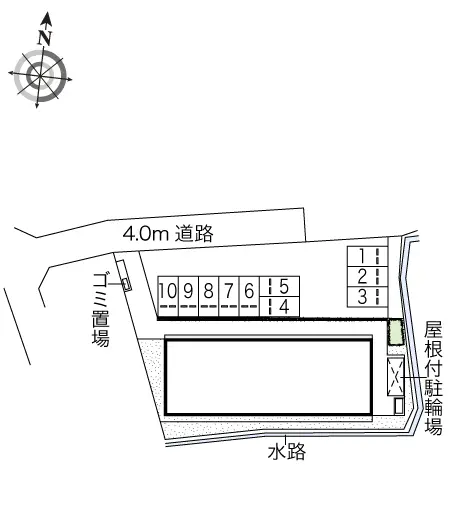 ★手数料０円★入間郡毛呂山町岩井西３丁目　月極駐車場（LP）